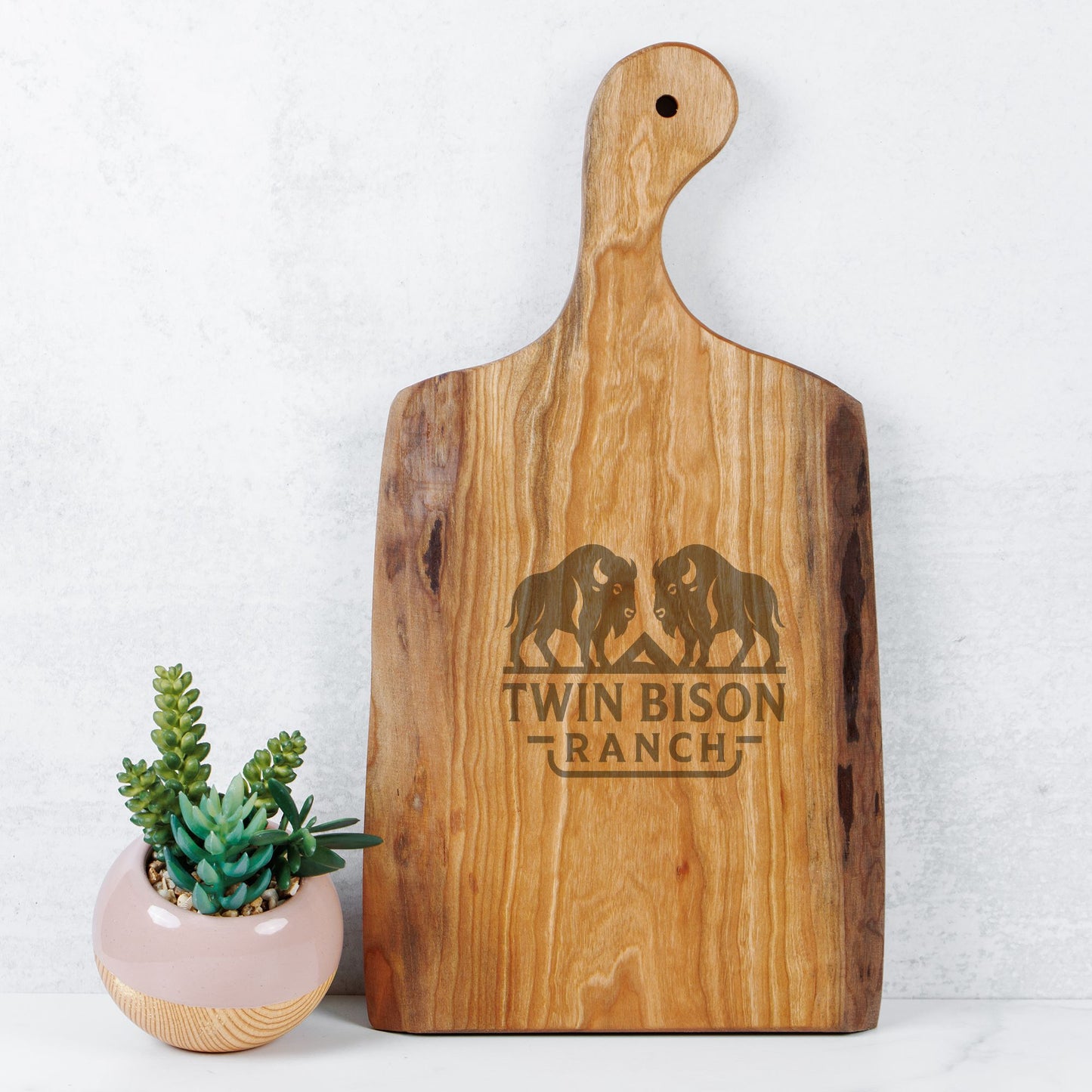Live Edge Wood Serving Board
