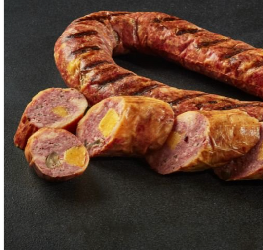 Grass fed beef jalapeno cheddar bratwurst