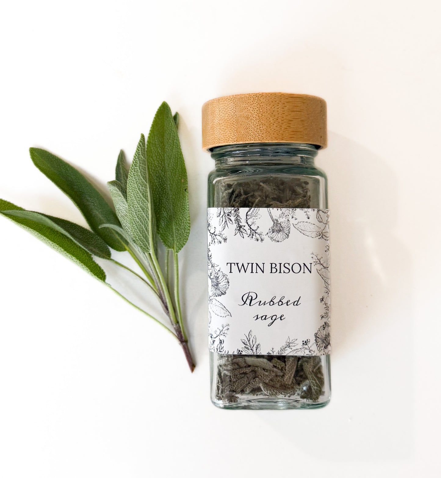 Organically grown dried sage