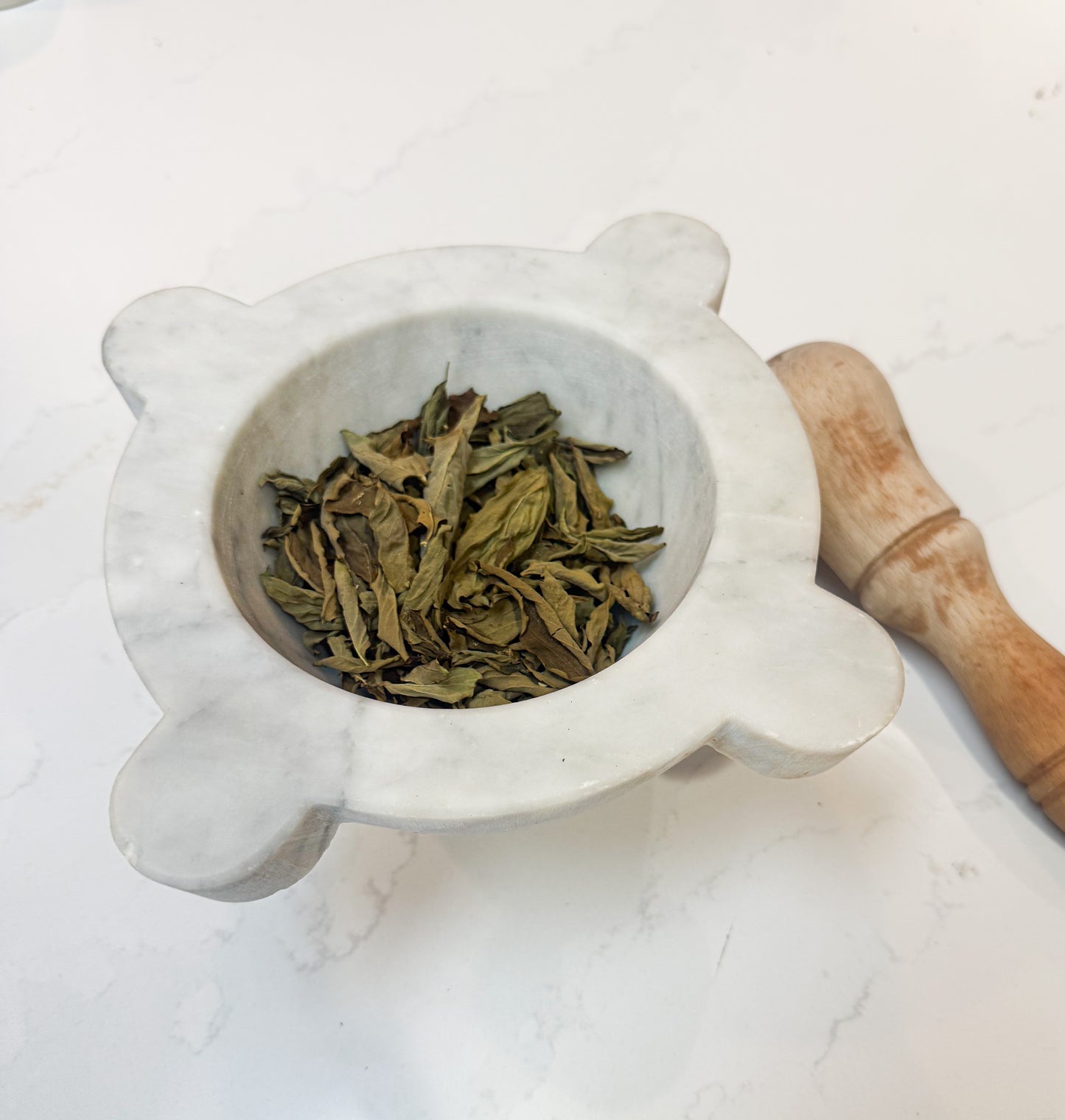 Organically grown dried Basil