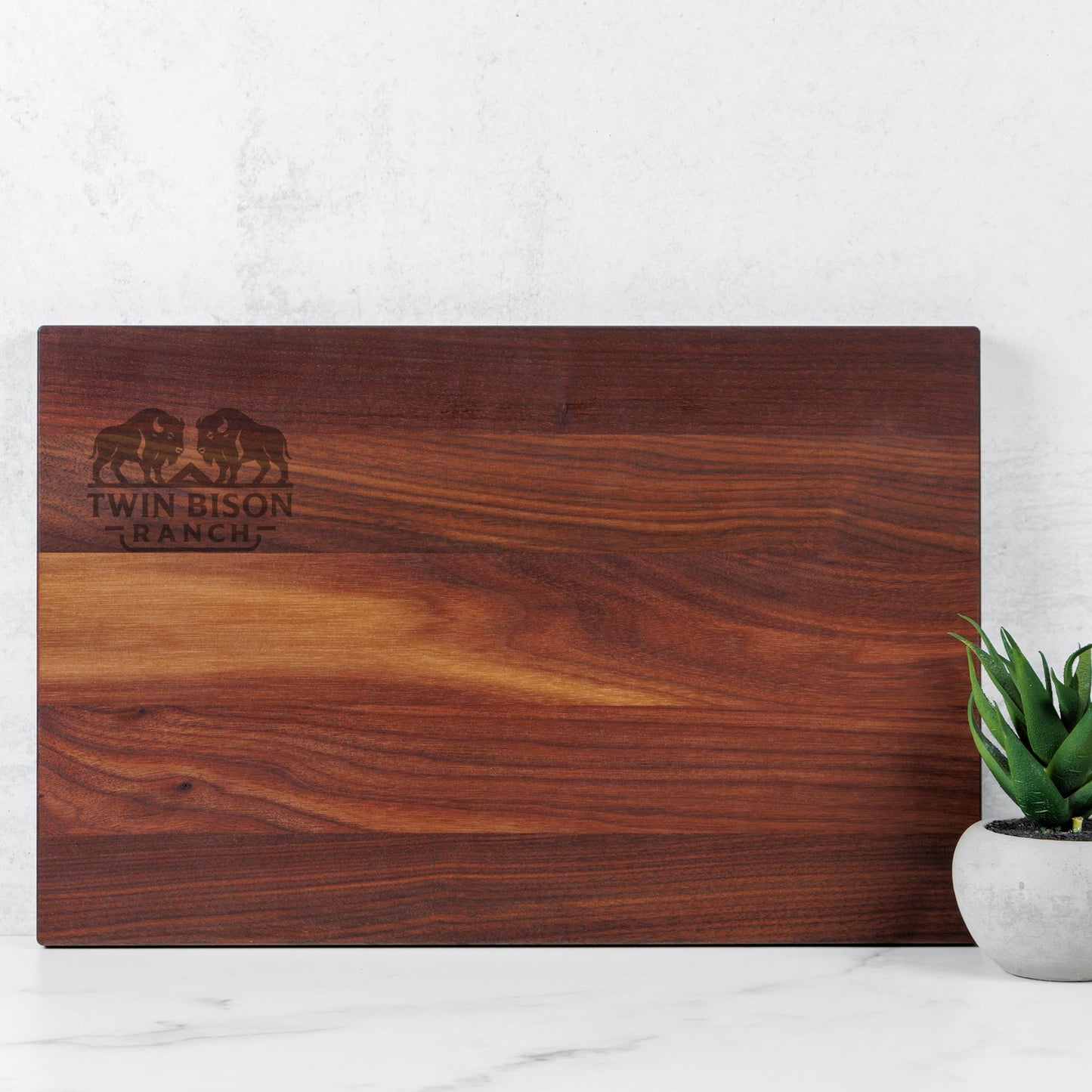 Twin Bison Wood Cutting Board - 16" x 10.5"